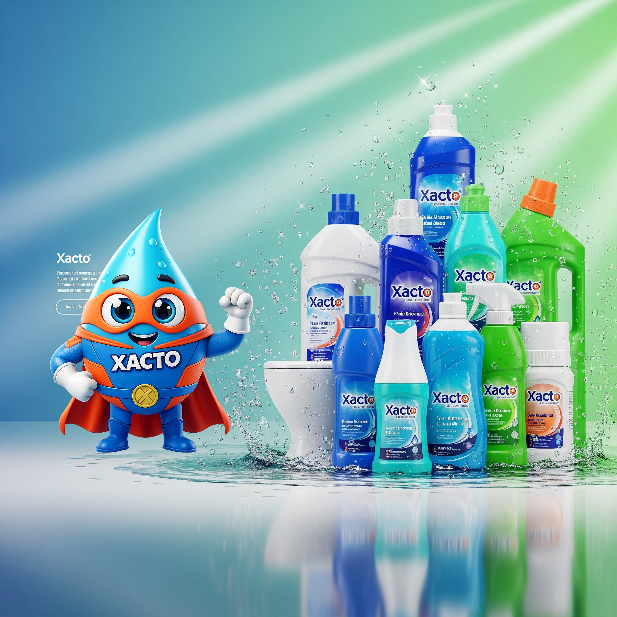Bulk cleaning products supplier India product range by Xacto